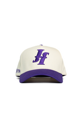 Purple/Natural H Cap