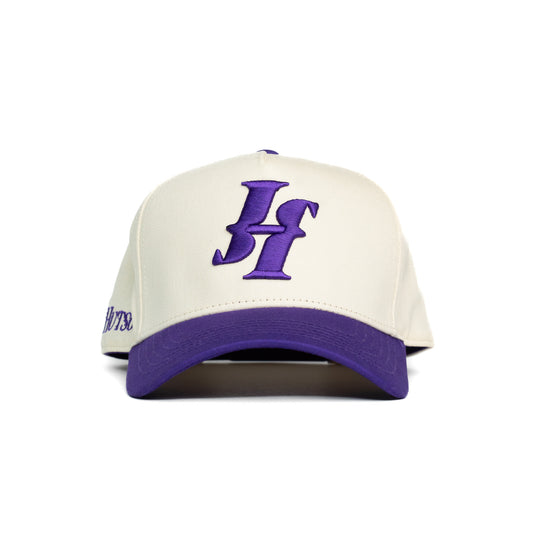 Purple/Natural H Cap