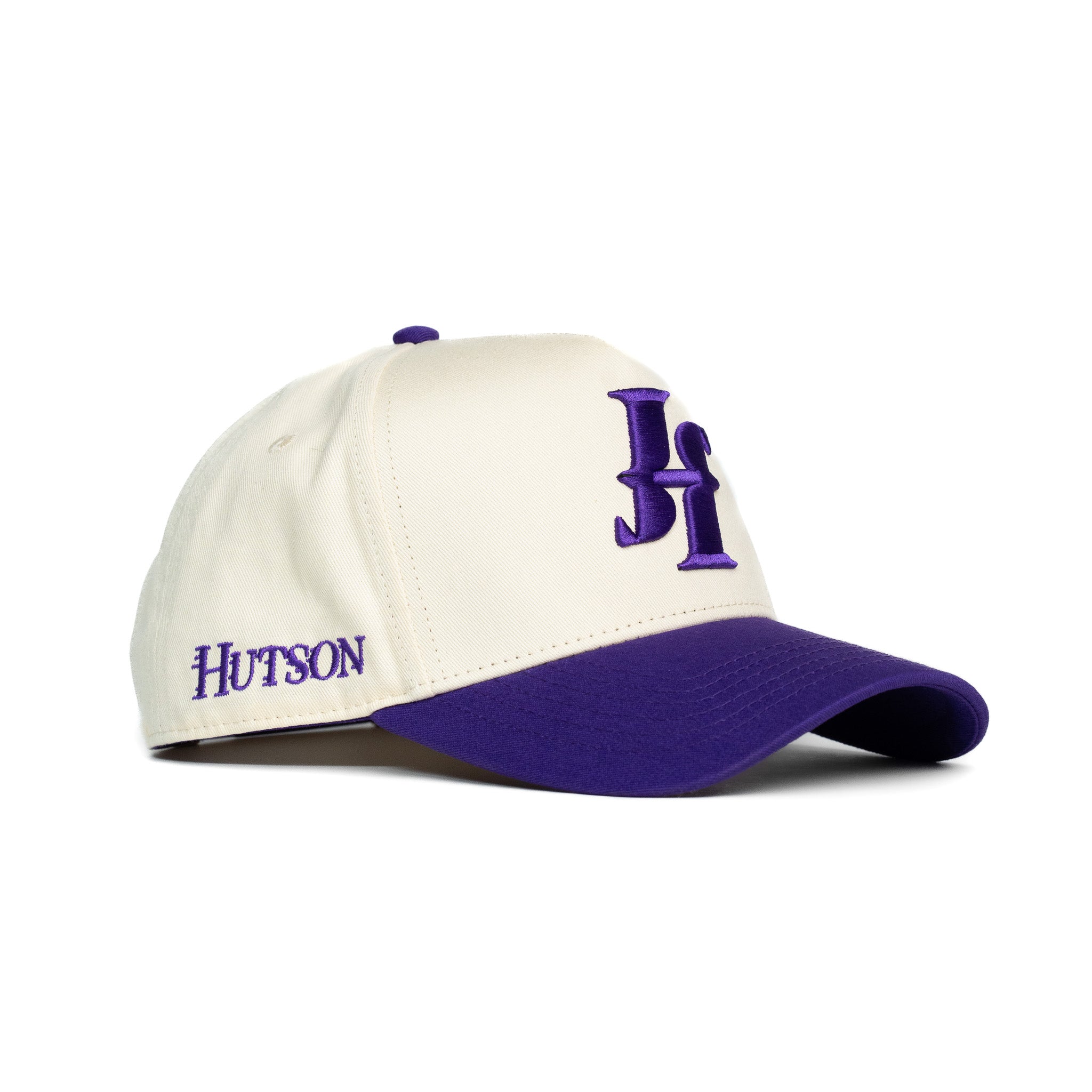 Purple/Natural H Cap
