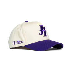 Purple/Natural H Cap