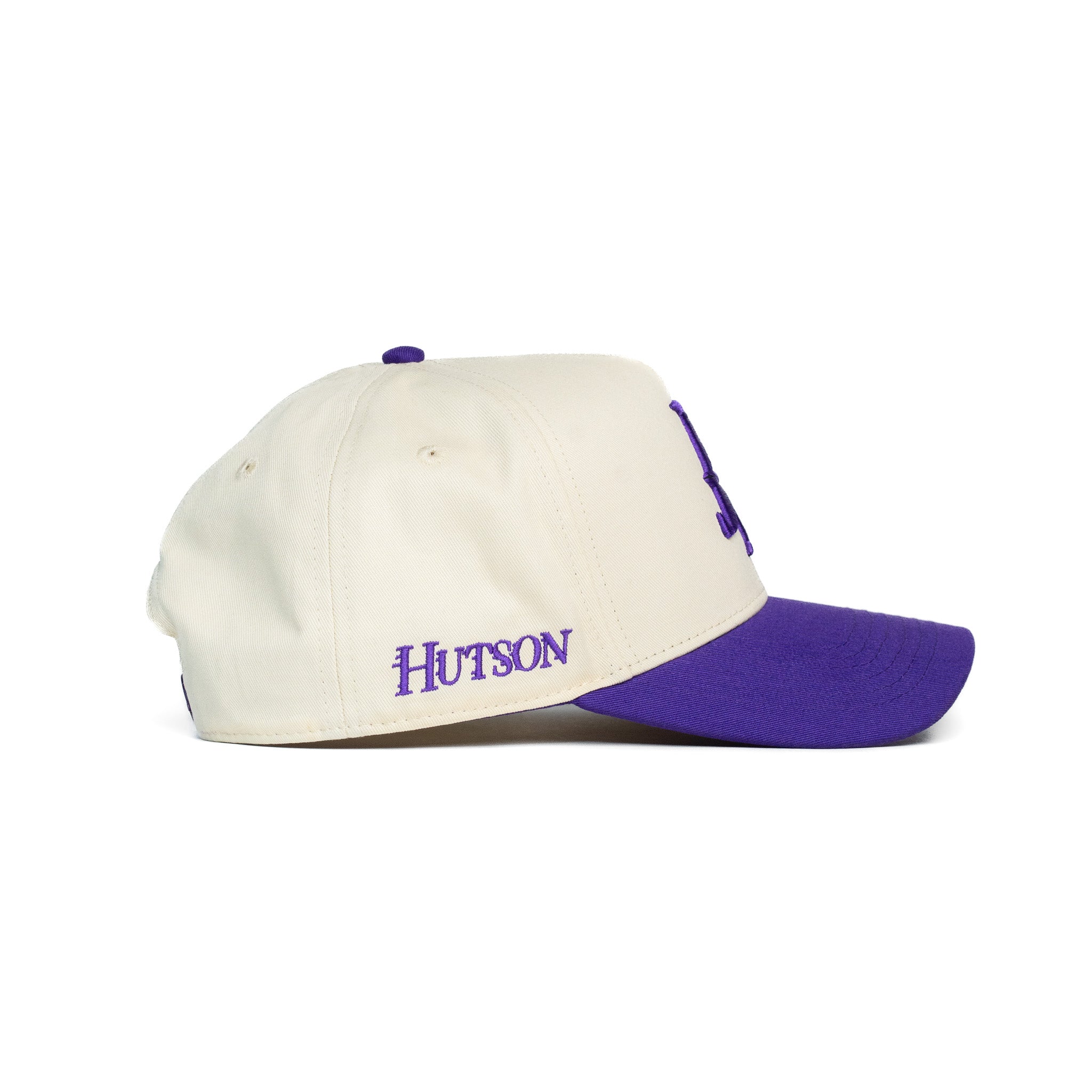 Purple/Natural H Cap