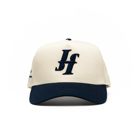 Navy/Natural H Cap