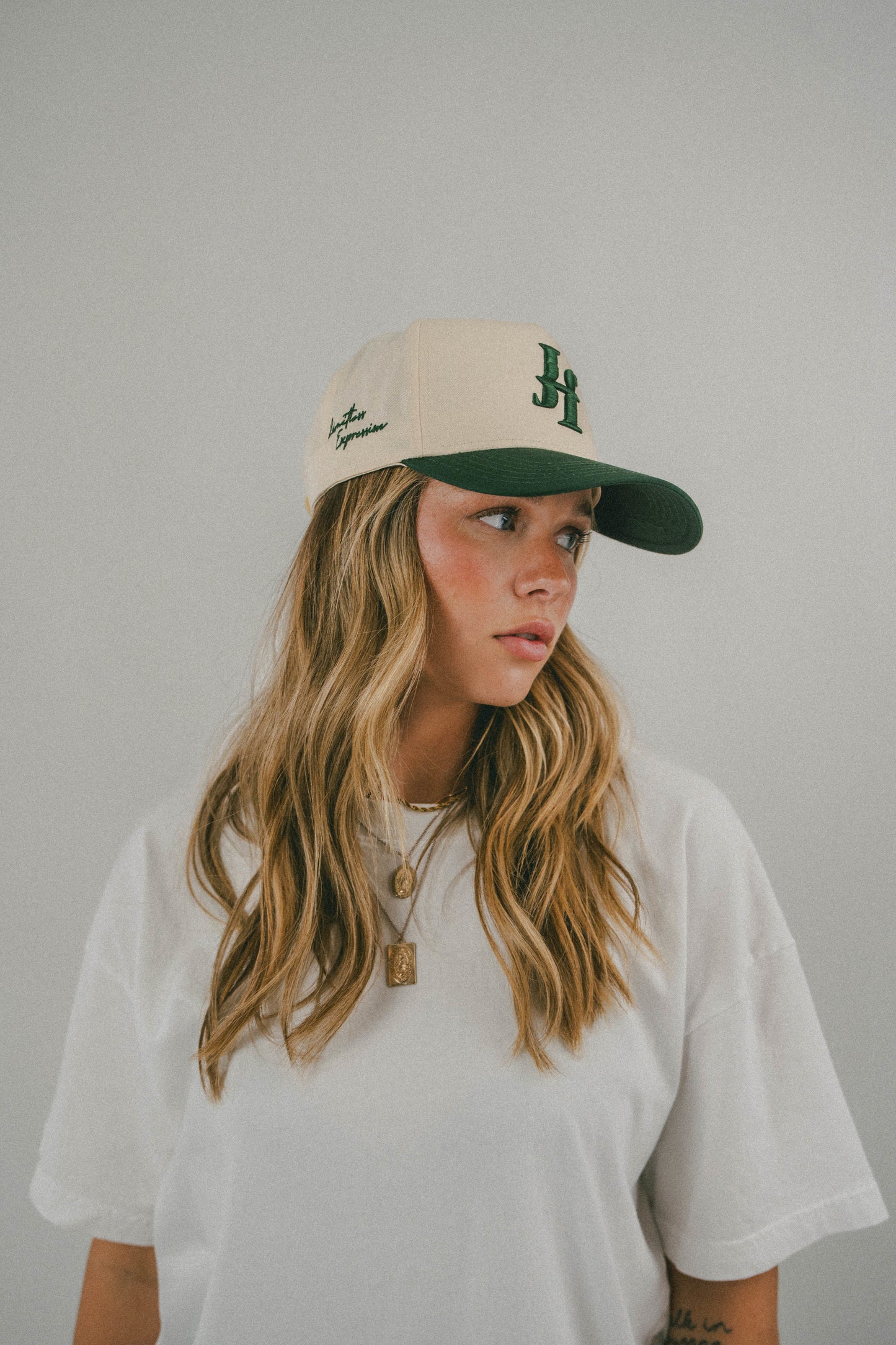 Green/Natural H Cap