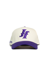 Purple/Natural H Cap